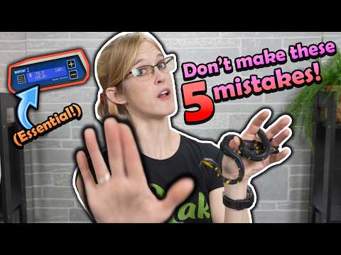 The Top 5 Mistakes New Reptile Keepers Make!