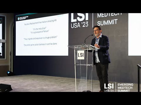 Mark Novotny Presents Spinal Stabilization Technologies at LSI USA ‘23
