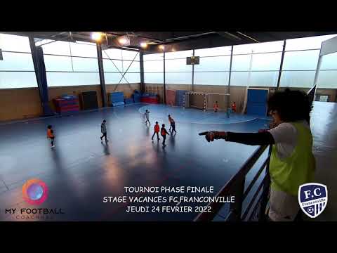 JEUDI 24 FEVRIER STAGE VACANCES FC FRANCONVILLE TOURNOI PHASE FINALE