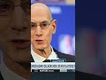 Commissioner Adam Silver concerned NBA star players not playing enough #shorts