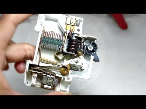 MCB, Short circuit & Overload Mechanism | Let's see inside | Video