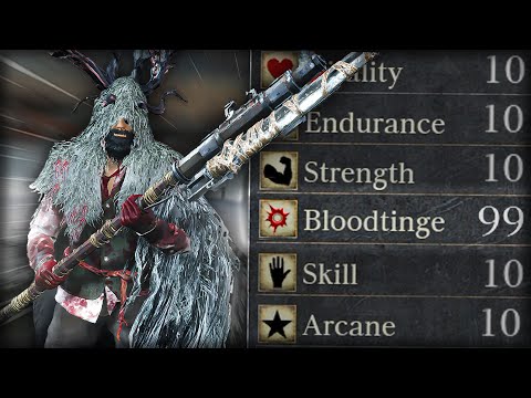 Breaking Bloodborne by Only Leveling Bloodtinge