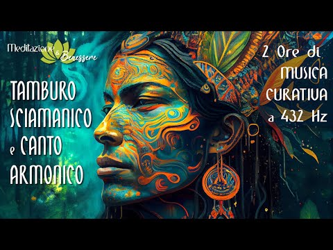 Tamburo Sciamanico e Canto Armonico Tibetano 432 Hz | Equilibrio e Pulizia Energie Musica Sciamanica