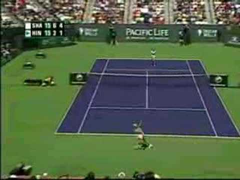 Great Rally Between Sharapova and Hingis