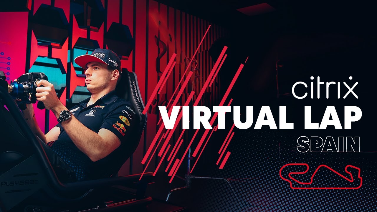 @citrix Virtual Lap: Max Verstappen laps Circuit de Barcelona-Catalunya