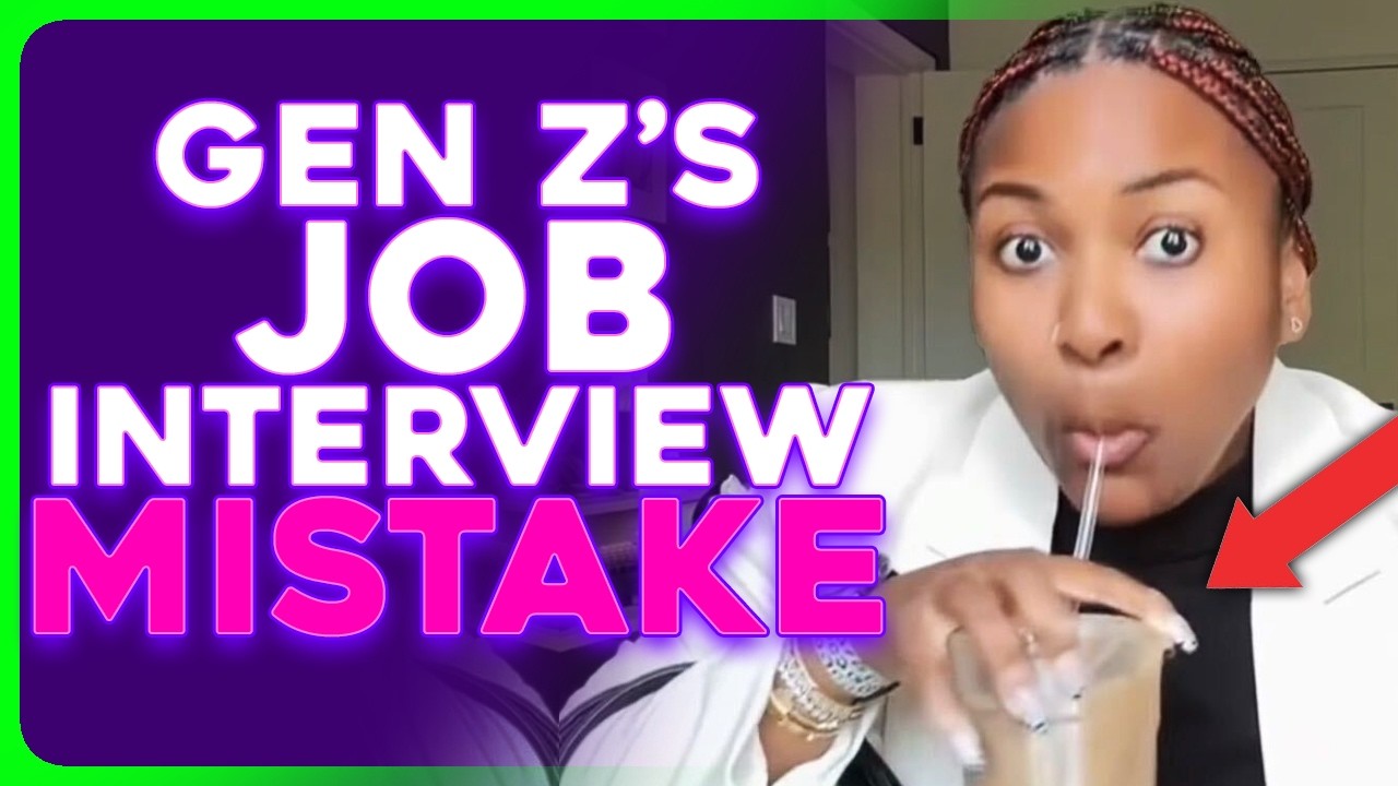 Gen Z DEMANDS to Bring Iced Coffee to Job Interviews