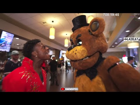 iShowSpeed Meets Freddy Fazbear! 😂*GONE WRONG*