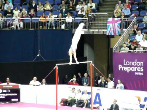 2012 olympic gymnastics test event qualification. 10.01.2012. High Bar: Ruslan Pantemelov GBR