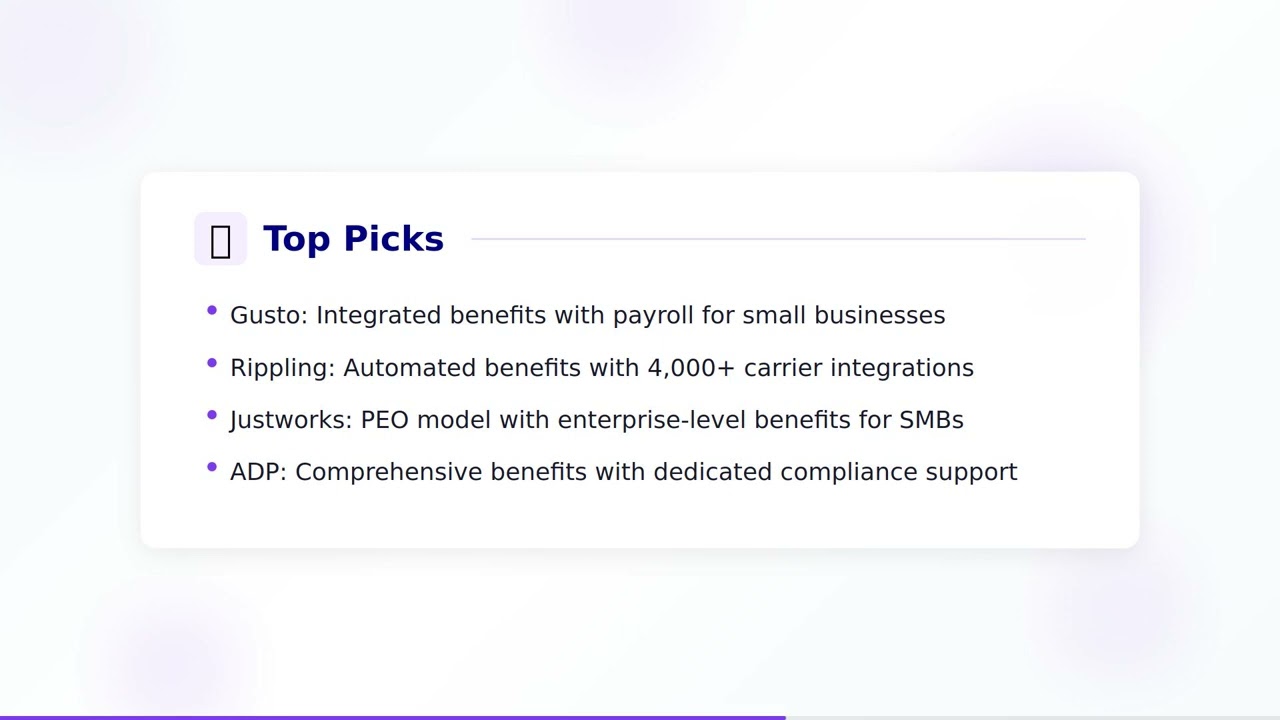 Benefits Administration Software Guide