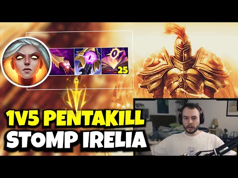 1V5 PENTAKILL | MAKING MASTER IRELIA LOOK LIKE IRON | Kayle vs Irelia Top | Kayle 1v9 Gameplay