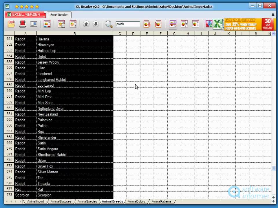 How it works: Xls Reader