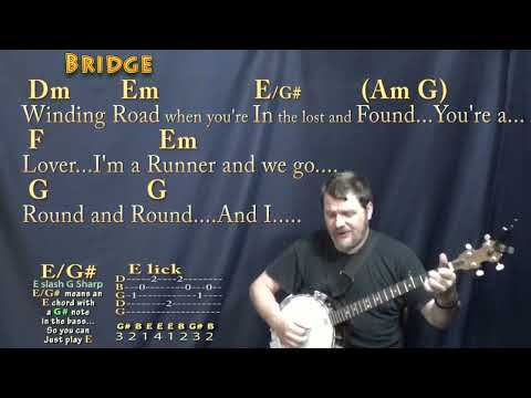 Colder Weather (Zac Brown) Banjo Cover Lesson in C with Chords/Lyrics