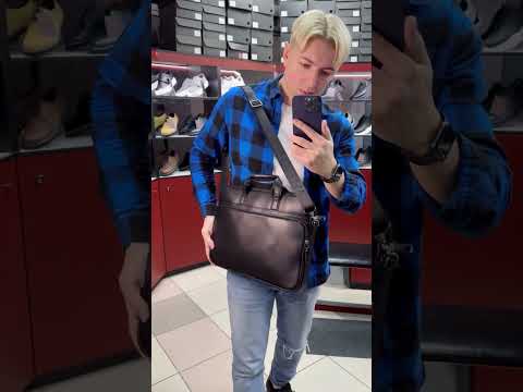 Сумка для ноутбука и документов кожаная через плечо Legessy - фото 1 - id-p2194753343