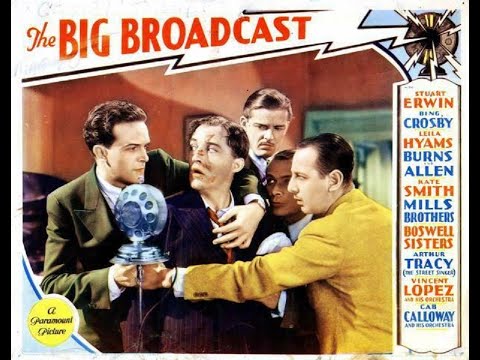 ONDAS SONORAS (The Big Broadcast, 1932) - Bing Crosby, Stuart Erwin, Leila Hyams, George Burns