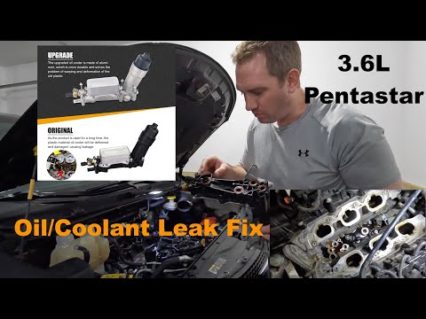Oil Filter/Cooler Housing Replacement on Chrysler 3.6L Pentastar V6 - Oil filter/cooler housing