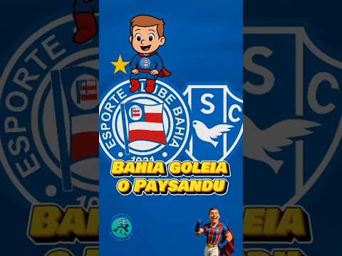 Bahia goleia o Paysandu e avança na Copa do Brasil!