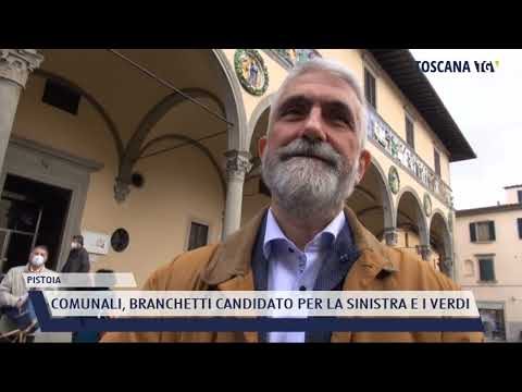 2022-04-09 PISTOIA - COMUNALI, BRANCHETTI CANDIDATO PER LA SINISTRA E I VERDI