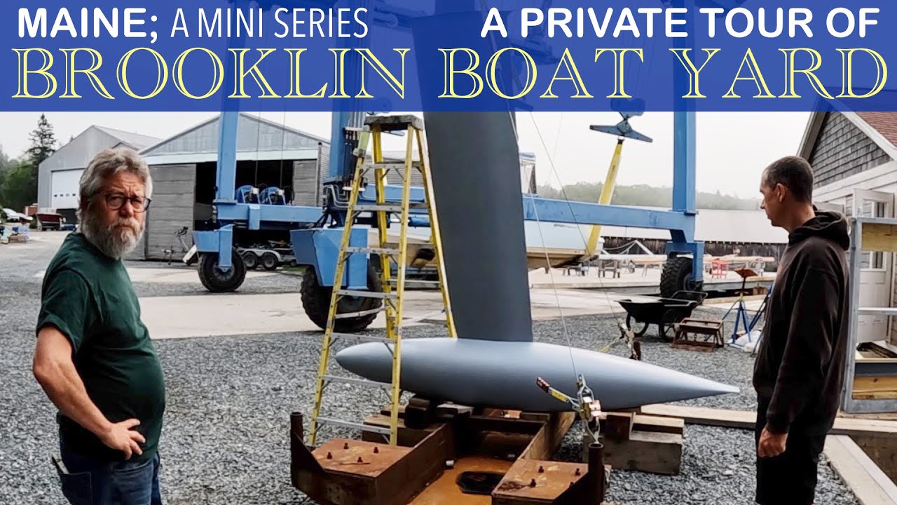 Visita privada a Brooklin Boat Yard en Maine con el presidente de la compañía, Brian Larkin