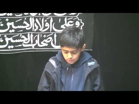 Eve 11th Safar 1438 - Muhamadi Madressah Ambassador Project: Ali Master