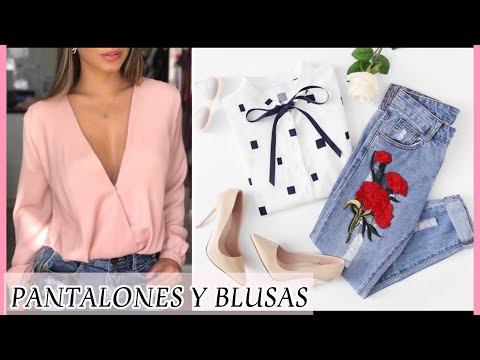 OUTFITS CON PANTALONES Y BLUSAS MODA PARA MUJERES 2022 COMBINACIONES DE ROPA