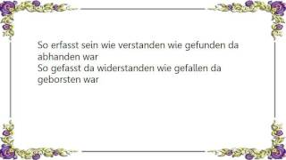 Garish - Von Rot Zu Rot Lyrics