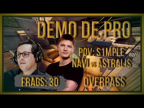 [PT] zorlaK Analisa: PoV S1MPLE -NAVI vs ASTRALIS - OVERPASS [Demo de Pro]