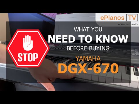 What you NEED TO KNOW before buying a Yamaha DGX670 | What piano should I buy?