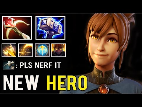 NEW IMBA HERO MARCI Carry vs Sven 1 Shot Delete Epic Skills Gameplay by x123 Top Rank WTF Dota 2