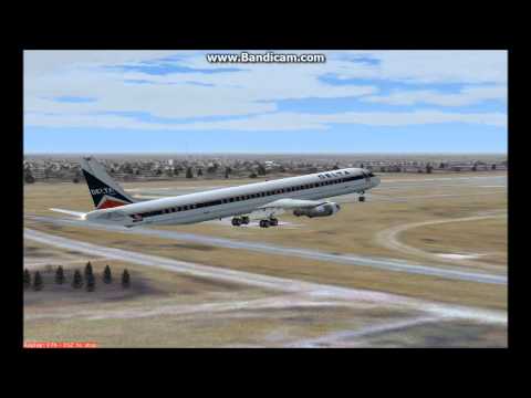 DC8 CR Landing