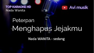 Download lagu Menghapus Jejakmu - Peterpan | Nada WANITA | Top karaoke HD Avimusik mp3