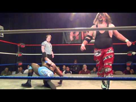 Will Rood -vs- "Wrestling Personified" Rik Luxury(c) w/Markus Mac APW GYM WARS 3-3-12