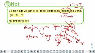 Eğitim Vadisi TYT Türkçe 19.Föy Fiiller 1 Konu Anlatım Videoları