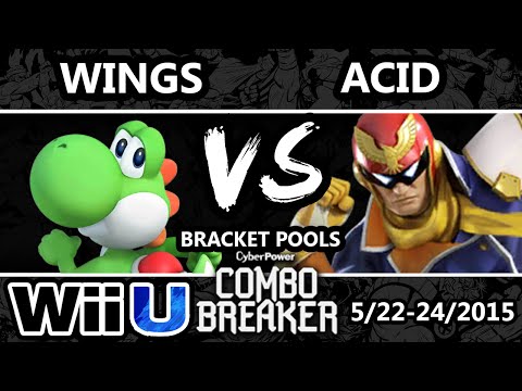 Combo Breaker - Wings (Yoshi) Vs. Acid (Captain Falcon) SSB4 LS - Smash Wii U - Smash 4