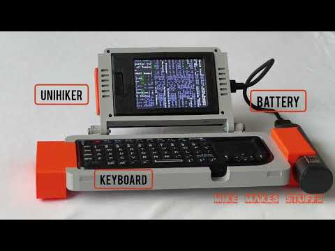 Unihiker Terminal Cyberdeck Demo