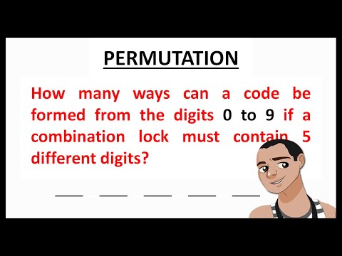PERMUTATION || COMBINATION LOCK CODE