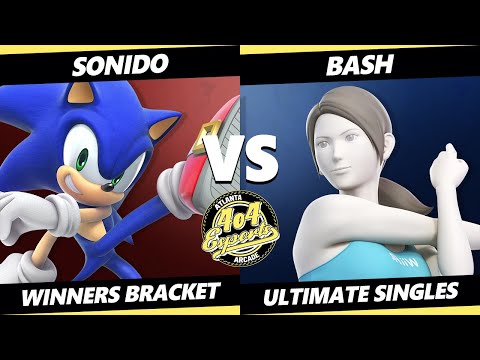4o4 Smash Night 19 - Sonido (Sonic) Vs. BASH (Wii Fit Trainer) - SSBU Ultimate Tournament