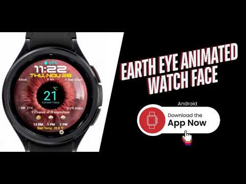 Earth Eye Animated Watch Face