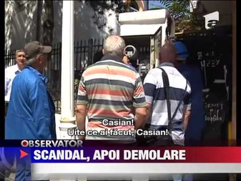Demolare cu scandal in Galati 22 IULIE 2011