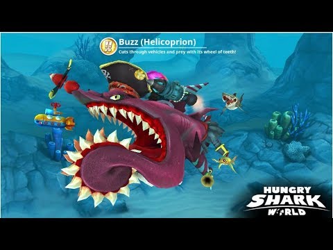 Collect 20 Pirates Coin using Aircraft Propeller in Galleon Map Contest - Hungry Shark World