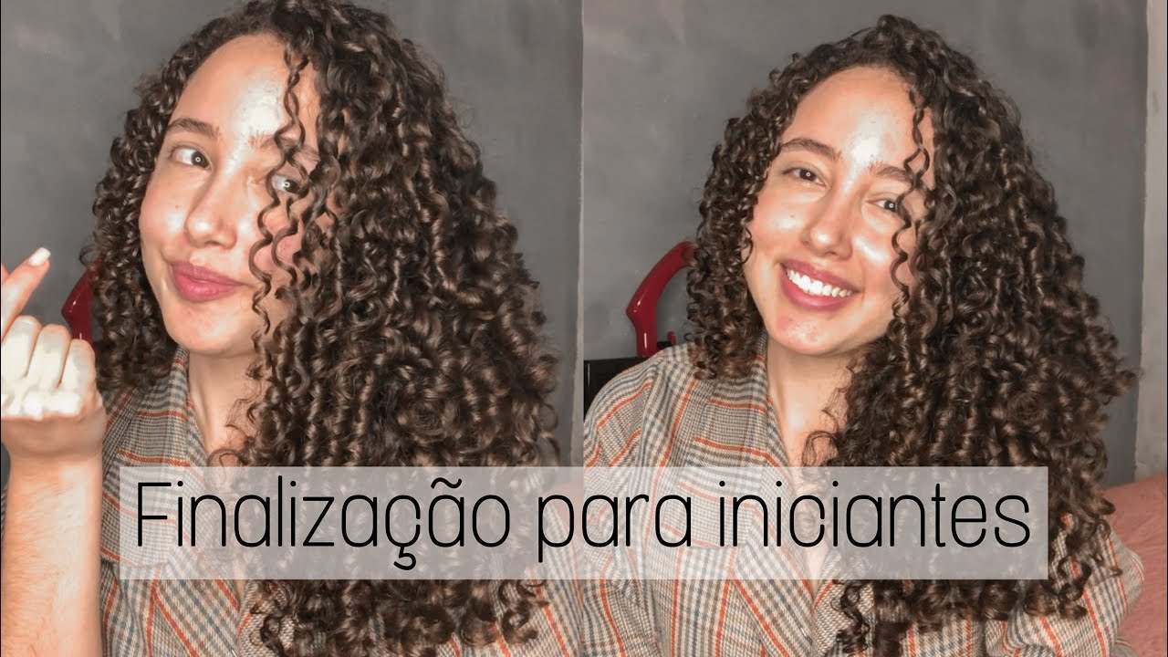 FINALIZAÇÃO DE CABELO CACHEADO PARA INICIANTES- Finalização fácil para definir seus cachos