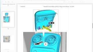 Jaguar XJ x351 Airbag control module location and Removal