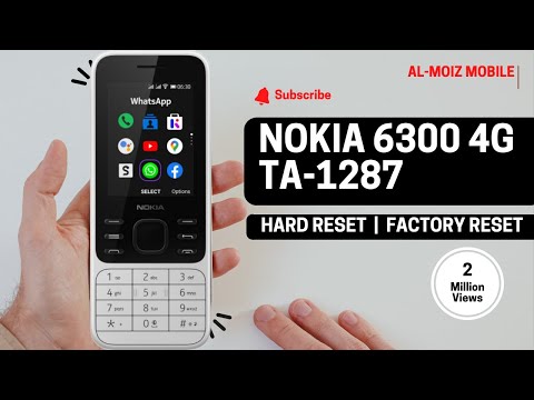 Nokia 6300 4G TA-1287 | Hard Reset | How To Factory Reset via Recovery Mode