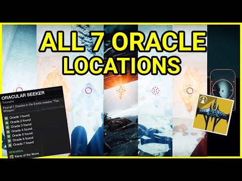 All 7 Oracle Locations in The Whisper Mission Oracular Seeker Triumph - Destiny 2 Into the Light