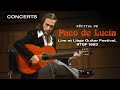 Paco de Lucía | Live at Liège Guitar Festival | 1983