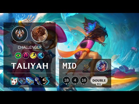 Taliyah Mid vs Nunu & Willump - BR Challenger Patch 10.14