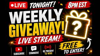 Weekly Knife And EDC Giveaway Live (Win FREE EDC GEAR Tuesday Night @ 8PM EST)