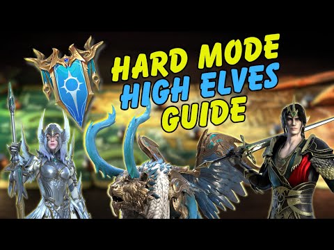 High Elves Hard Mode 1-21 FULL GUIDE | How to 3★ Every Stage & Trial |Raid Shadow Legends
