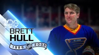 Brett Hull fourth leading goal-scorer in NHL