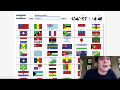 SPORCLE WORLD RECORD - Naming every flag in under 5 minutes