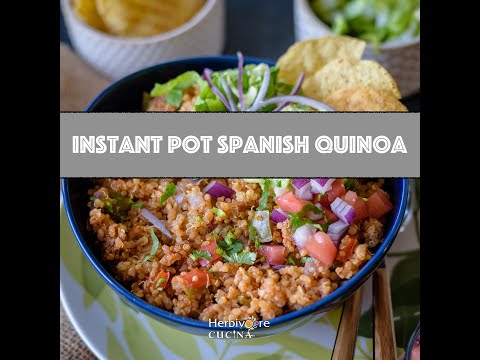 Instant Pot Quinoa Spanish "Rice"